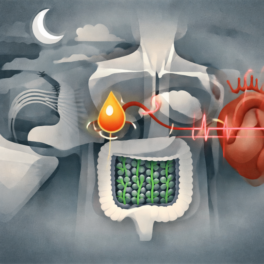 Microbially altered bile acids and FXR receptor modulate cardiovascular risk in sleep apnea models
